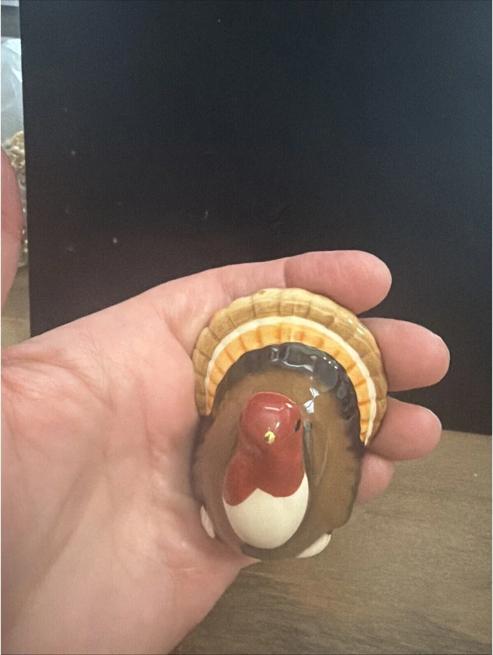 Nora Fleming Mini Thanksgiving Turkey Platter Charm Figurine